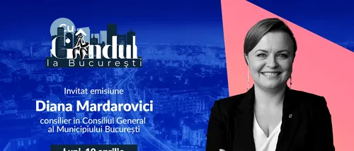 ”Cu Gândul la București” începe luni, 10 aprilie, de la ora 19.00