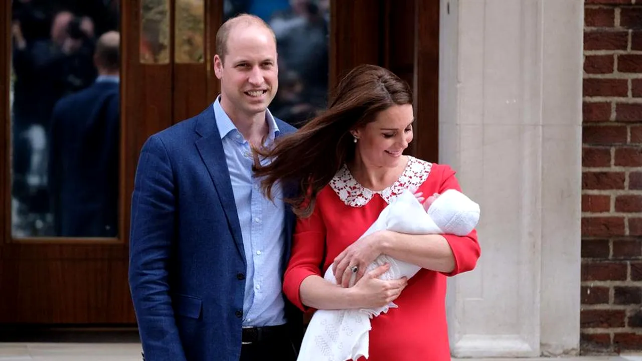 Ducele și Ducesa de Cambridge au ales numele celui de-al treilea bebeluș regal