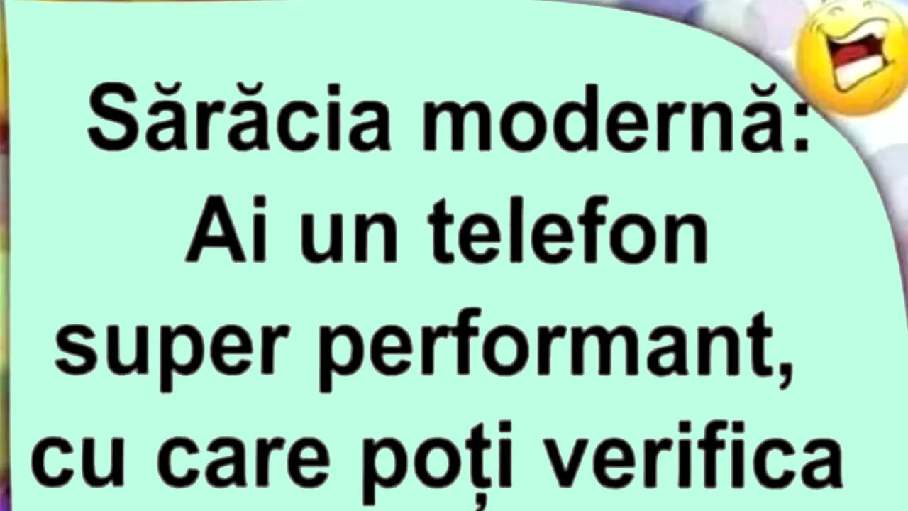 Bancul de joi | Ce este sărăcia modernă