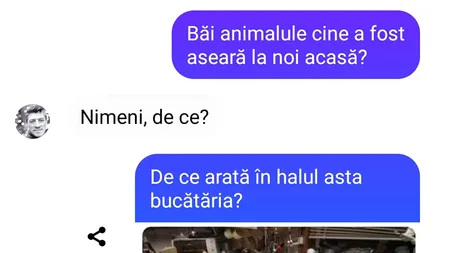 Bancul de marți | „Cine a fost aseară la noi acasă?