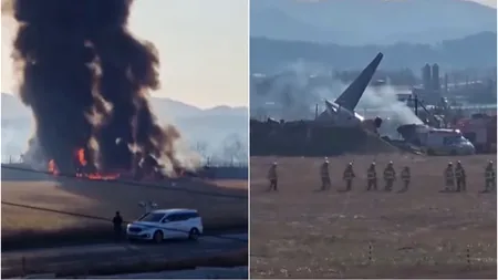 Dezastru aviatic în Coreea de Sud. Bilanț dramatic: cel puțin 127 morți și 2 supraviețuitori. A fost recuperată cutia neagră a avionului / UPDATE