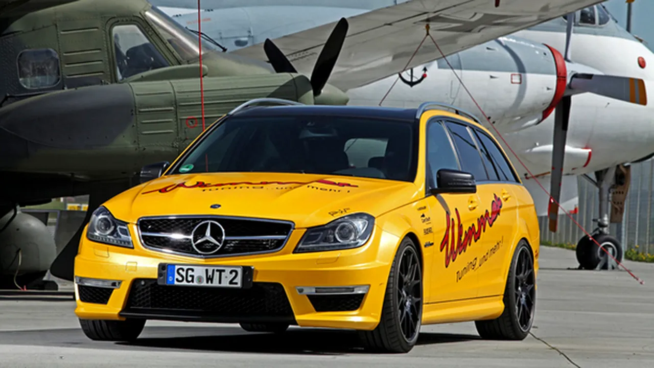 Taxiul de 615 CP - Mercedes C63 AMG by Wimmer RS 