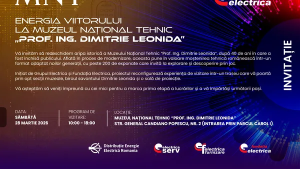 Redeschiderea aripii istorice a Muzeului Național Tehnic „Prof. Ing. Dimitrie Leonida”