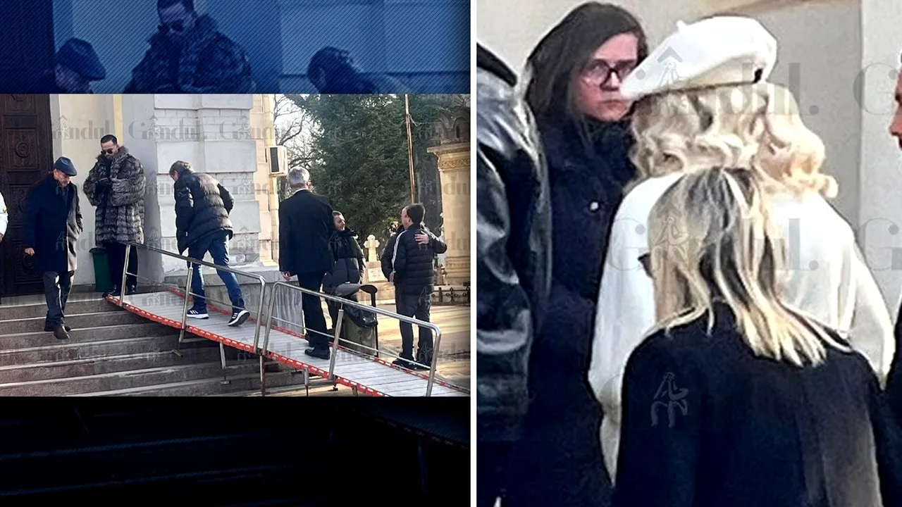 Imagini de la înmormântarea tatălui Loredanei Groza. Artista, îmbrăcată în alb la ceremonia de rămas-bun
