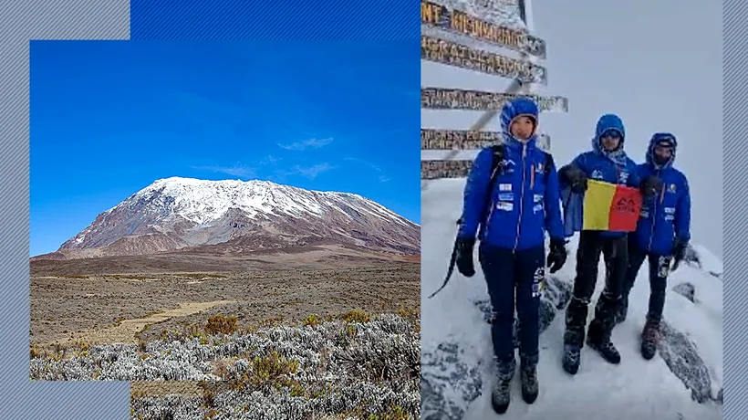 Tricolorul, pe Radarul Africii. Paralimpicii români au cucerit Kilimanjaro de 1 Decembrie. Drapelul flutură la cel mai înalt nivel