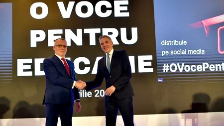 Eveniment istoric: Societatea civilă și mediul privat cu 50% din PIB-ul României au format alianța „O Voce pentru Educație”, pentru o reformă reală a educației