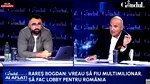 Rareș Bogdan dezvăluie care e marele lui vis: Vreau să fiu miliardar/Să am și mai multe milioane/Pot să aduc miliarde în România