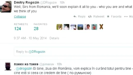 Băsescu îl face bețiv pe Rogozin