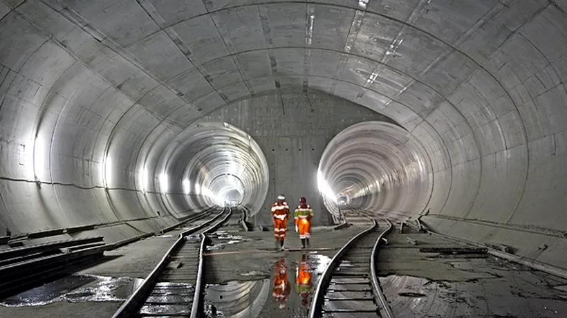 Cel mai lung tunel feroviar din lume, care străbate Alpii elvețieni pe 57 km, inaugurat. Un spectaculos VIDEO 360 de grade