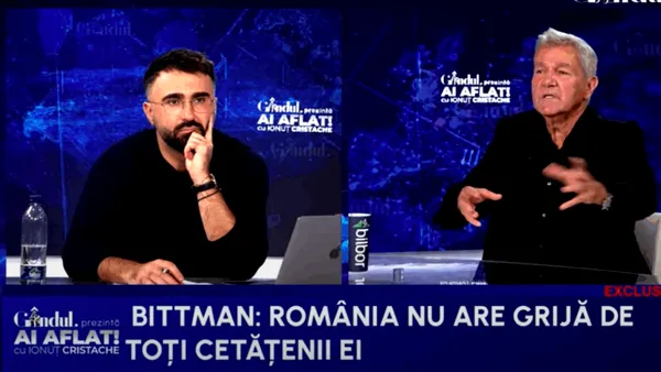 Dan Bittman denunță mizeria din România: „Nimeni nu pune mâna să strângă ceva”