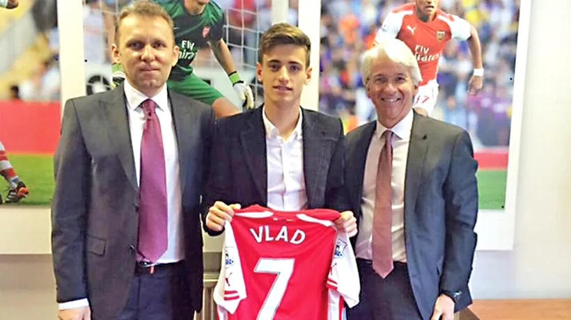 Un fotbalist de 16 ani din România „a comis-o la scurt timp după ce a fost transferat la Arsenal