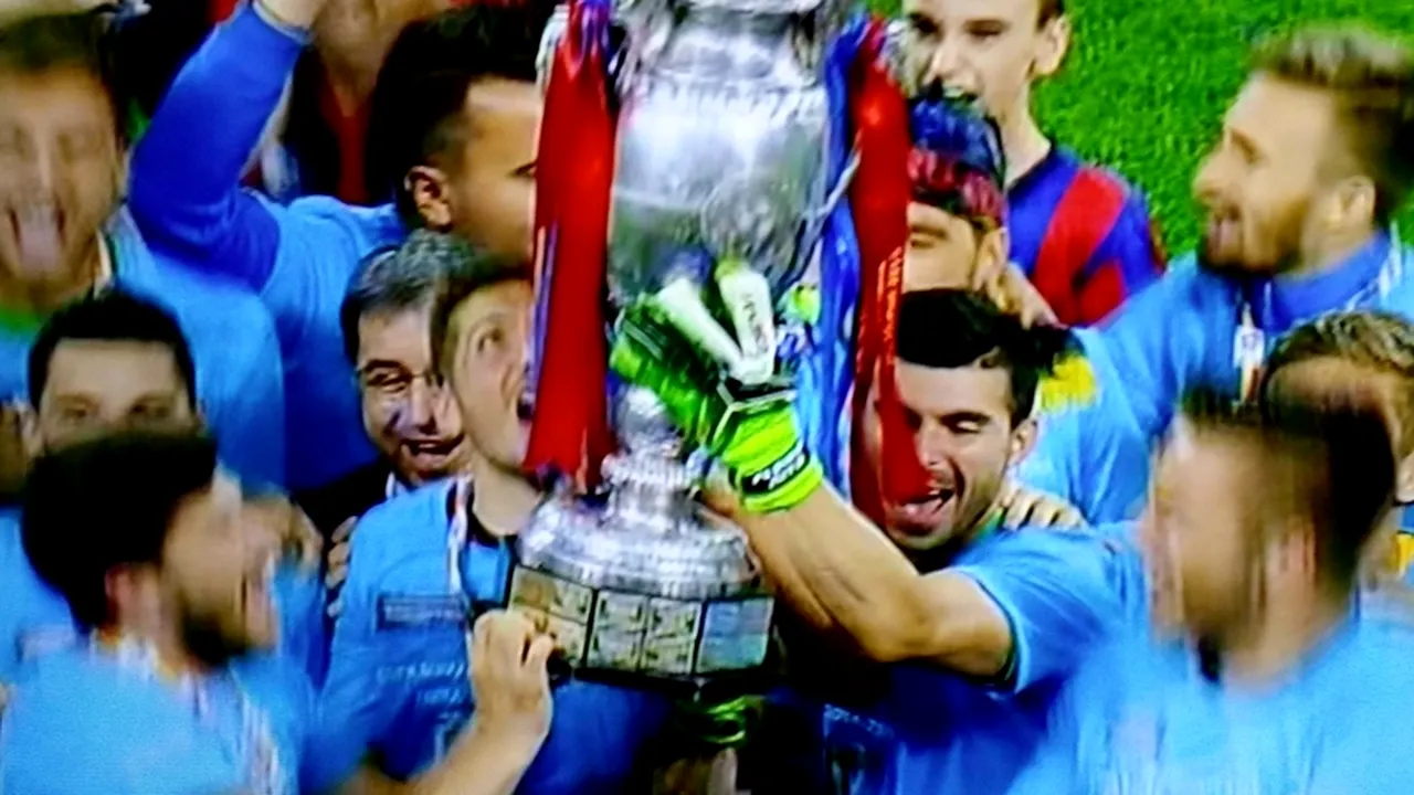 Finala Cupei României, Steaua - U Cluj 3 - 0. STEAUA câștigă CUPA ROMÂNIEI. Două goluri marcate de Adi Popa (min. 9 și min. 53), unul de Rusescu (min. 48)