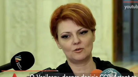 Olguța Vasilescu, despre decizia CCR: Aștept ca Iohannis să se pronunțe. Dacă nu, e motiv de suspendare