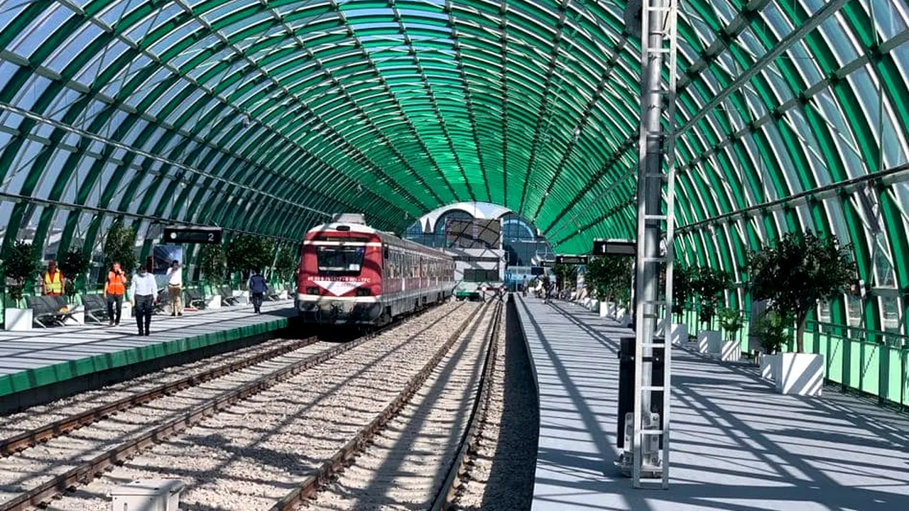 Ministrul Transporturilor: Numărul de călători care merg zilnic cu trenul Gara de Nord-Otopeni a crescut