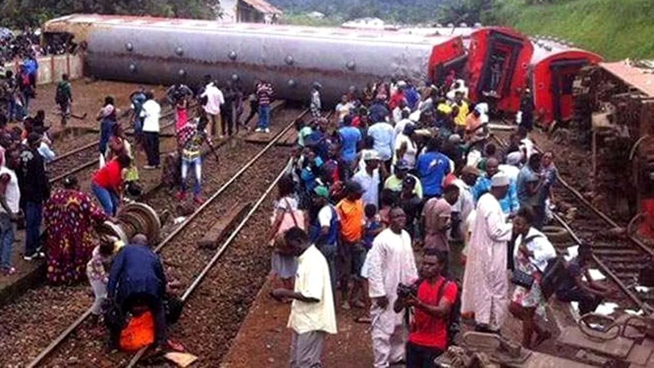 Tragedie feroviară în Camerun: peste 70 de morți și 600 de răniți