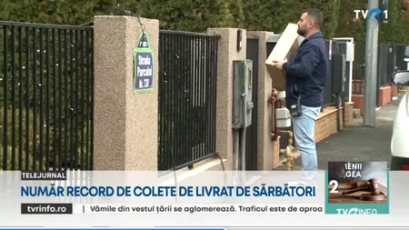 Livrări ÎNTÂRZIATE din cauza comenzilor record: Curierii, suprasolicitați de sărbători