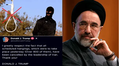 Un fost președinte iranian acuză că SUA și Israel au avut un rol în declanșarea protestelor din Iran/ Trump, încântat de anularea a 800 de execuții