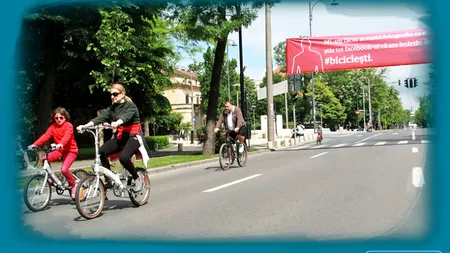 BICICLEȘTI. Gândul vă invită, sâmbătă, de la ora 10.00, pe bulevardul Kiseleff să facem mișcare curată