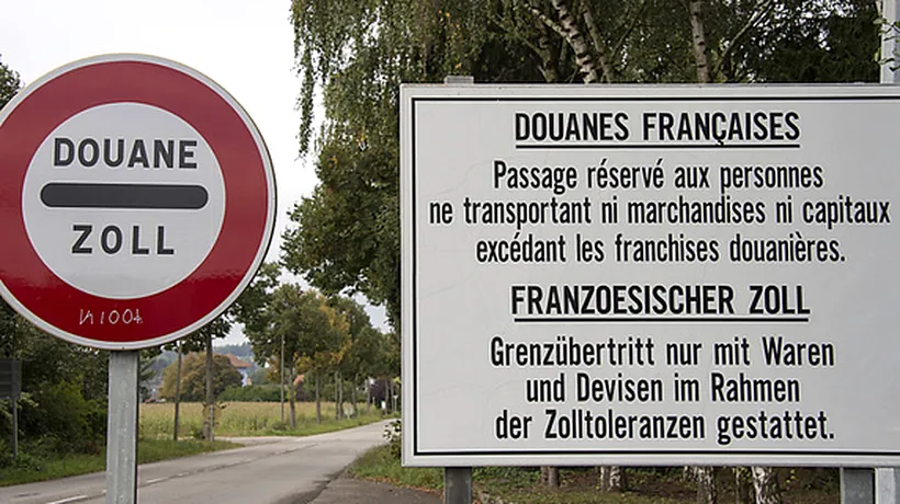 Ca să scape de control, un român a târât cu mașina un polițist câteva sute de metri, la frontiera dintre Elveția și Franța