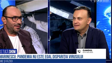 VIDEO Unde se duce virusul când se duce? Dr. Adrian Marinescu: „Pandemia nu este egal dispariția virusului. Altceva s-a întâmplat. Mediatic, când a venit războiul nu a mai fost interesantă pandemia