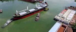 DPA: Navele care transportă cereale ucrainene se adăpostesc de atacurile ruse pe malul românesc al Dunării