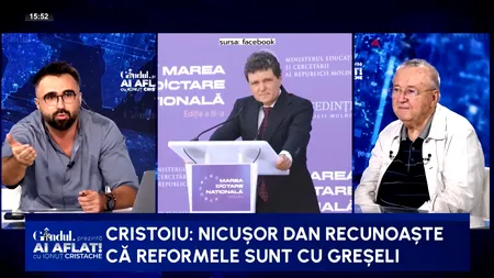 Nicușor recunoaște că pachetele sunt cu GREȘELI. Ion Cristoiu: „Ne scoate splina acum, după un an o pune la loc”