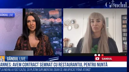 GÂNDUL LIVE: Annes, despre organizarea nunții în pandemie: „Vom face și noi tot ce e posibil legal” - VIDEO