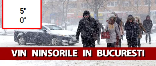 Vine iarna în București! Meteorologii Accuweather anunță ninsori peste doar câteva zile