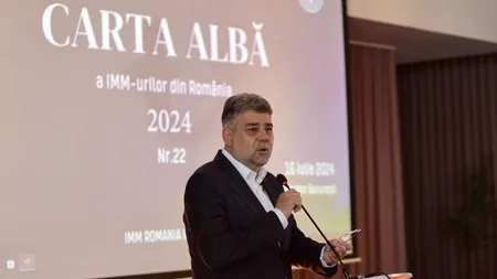 Marcel Ciolacu, la lansarea Cărții Albe a IMM-urilor din România: Cele mai importante REFORME se vor regăsi în cererea de plată numărul patru din PNRR