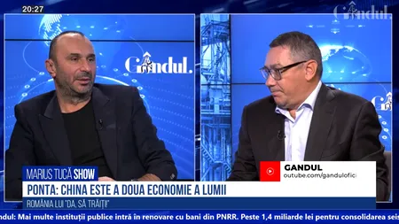 VIDEO | Victor Ponta: „China este a doua economie a lumii. În 2027 va deveni prima”