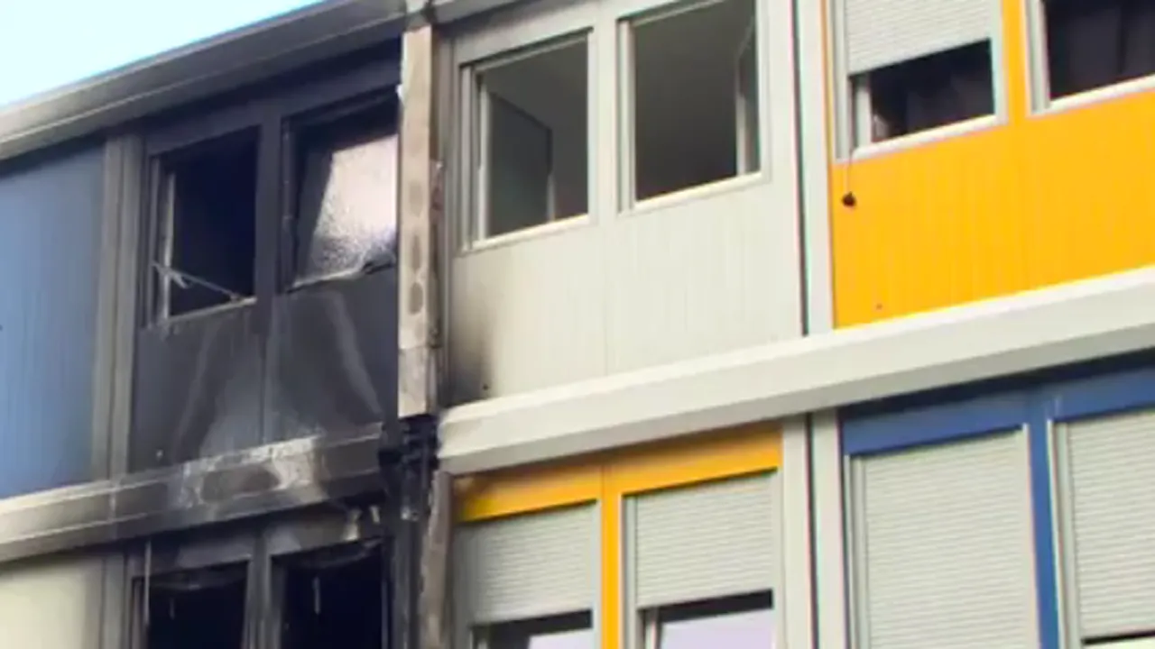 Incendiu într-o tabără ilegală de refugiați din Berlin. Șase persoane au fost rănite 