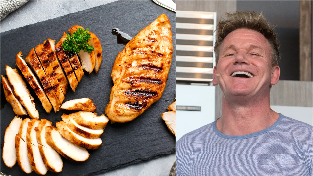 Rețetă de piept de pui suculent și crustă crocantă. Gordon Ramsay a dezvăluit secretul unui preparat delicios