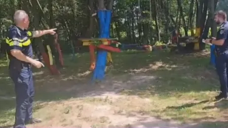 Patru copii au fost RĂNIȚI, după ce o tiroliană s-a rupt într-un parc de distracții din Hunedoara. Care e starea victimelor