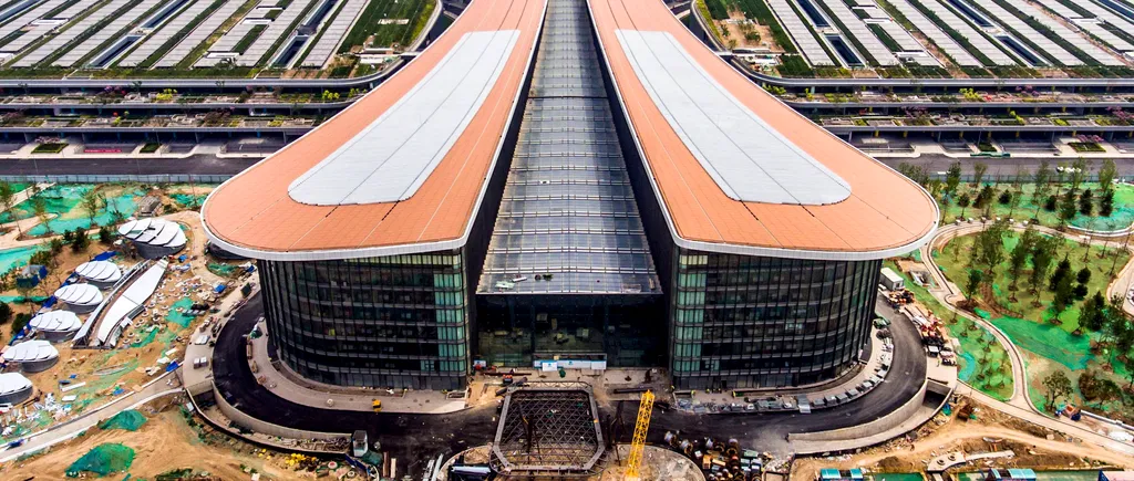 Imagini cu noul aeroport gigant din Beijing: Cât a costat - VIDEO