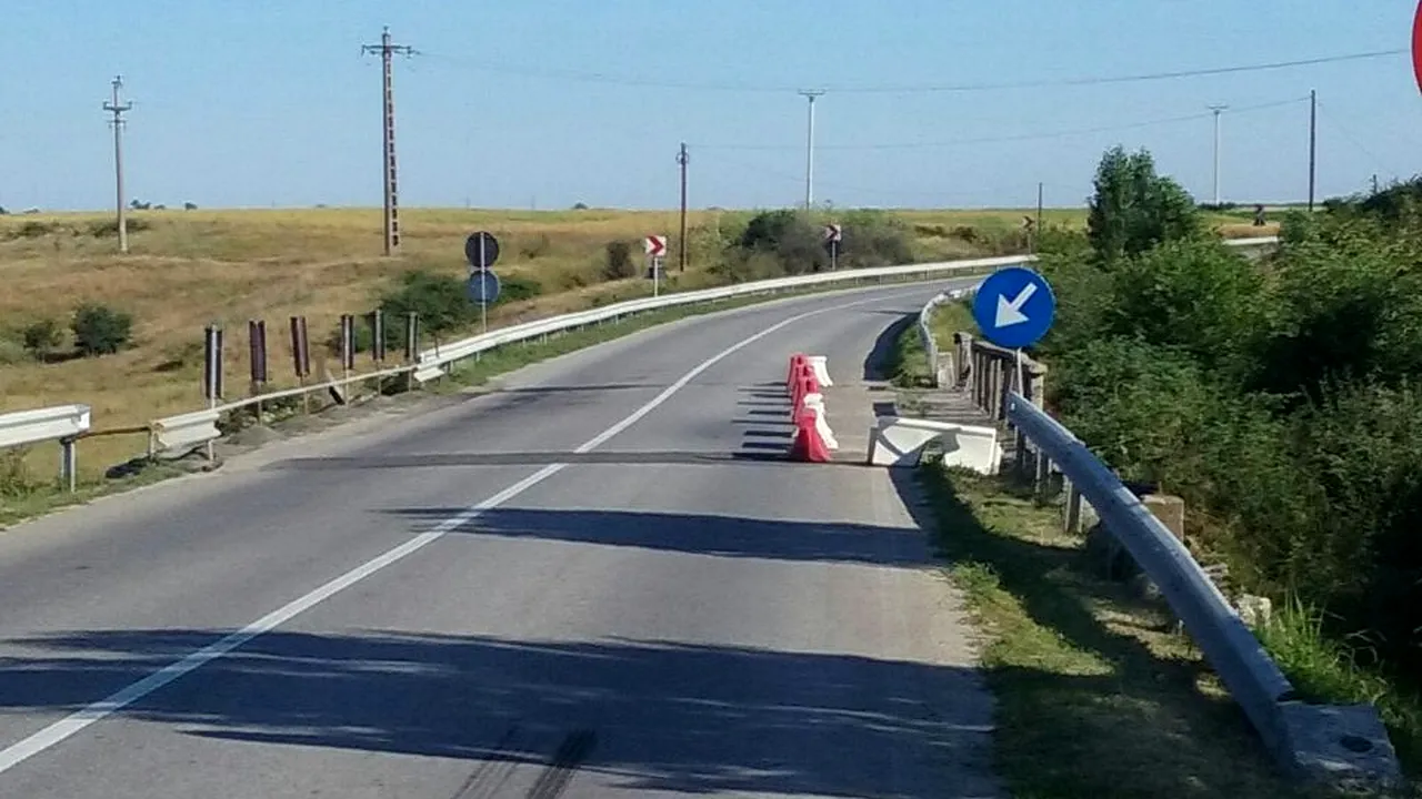 Un DN important, între județele Olt și Vâlcea, închis pe termen nelimitat