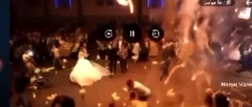 TRAGEDIE la o nuntă din Irak. 100 de morți și 150 de răniți după un incendiu izbucnit de la artificii / Se pare că mirele și mireasa au ars de vii
