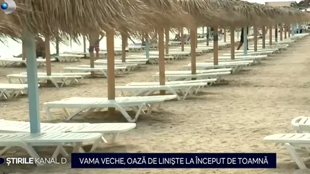 Vama Veche, o oază de liniște pentru turiștii veniți să se relaxeze la mare, în luna septembrie