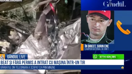 GÂNDUL LIVE. Sorin Ene, campion de drift, despre inconștiența în trafic: „Pe lângă regulile de circulație, sunt și regulile de bun simț care trebuie respectate”