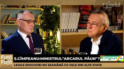 VIDEO | Sorin Cîmpeanu: Legile educației nu seamănă cu cele din alte state / Dacă nu vom face școala mai prietenoasă, vom pierde copii