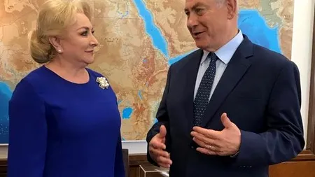 Viorica DĂNCILĂ s-a întâlnit cu Benjamin NETANYAHU. Ce au discutat cei doi premieri