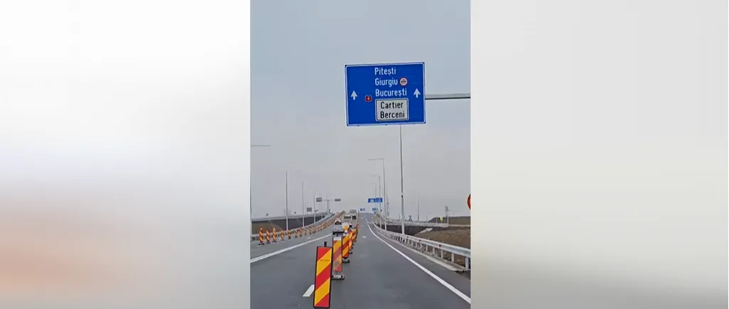 Veste bună pentru șoferi: S-a deschis circulația pe noul pasaj rutier peste Autostrada Bucureştiului A0