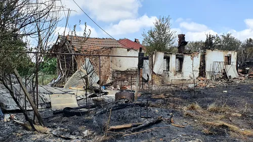 Se face decontul incendiului devastator din Dolj, unde 26 de proprietăți au fost afectate