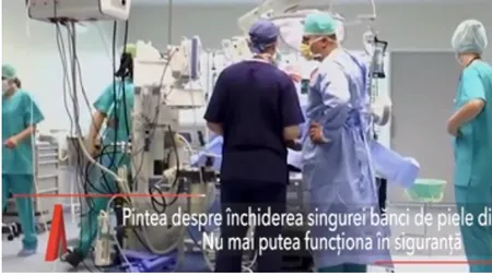 Ministrul Sănătății, despre ÎNCHIDEREA singurei BĂNCI DE PIELE din țară: Nu mai putea funcționa în SIGURANȚĂ