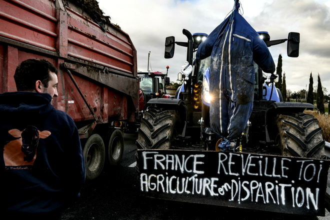 Proteste ale fermierilor în Franța / Sursa foto: Profimedia
