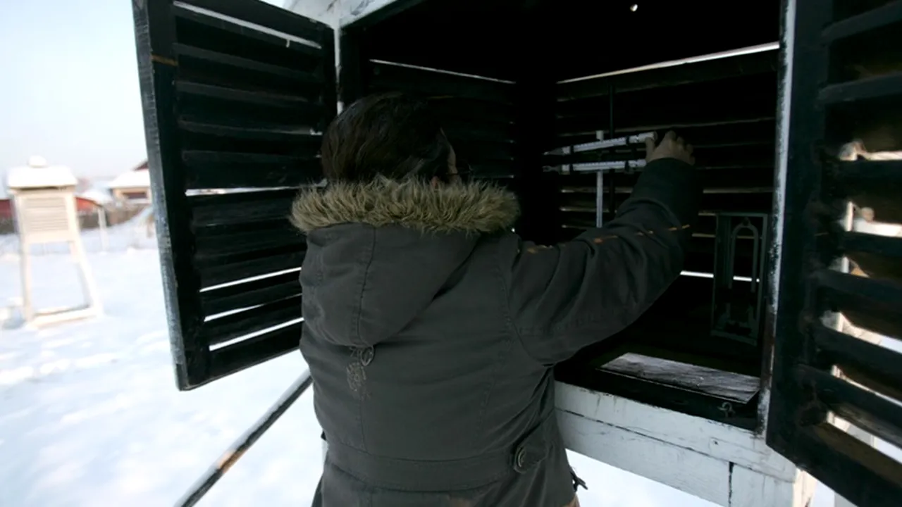 Cea mai scăzută temperatură din această toamnă, minus 6 grade Celsius, sâmbătă, la Miercurea Ciuc