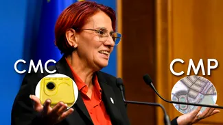 Purtătorul de cuvânt al Guvernului Bolojan, Ioana Ene Dogioiu, nu ştie diferenţa dintre centimetri pătraţi şi centimetri cubi nici cu foile în faţă
