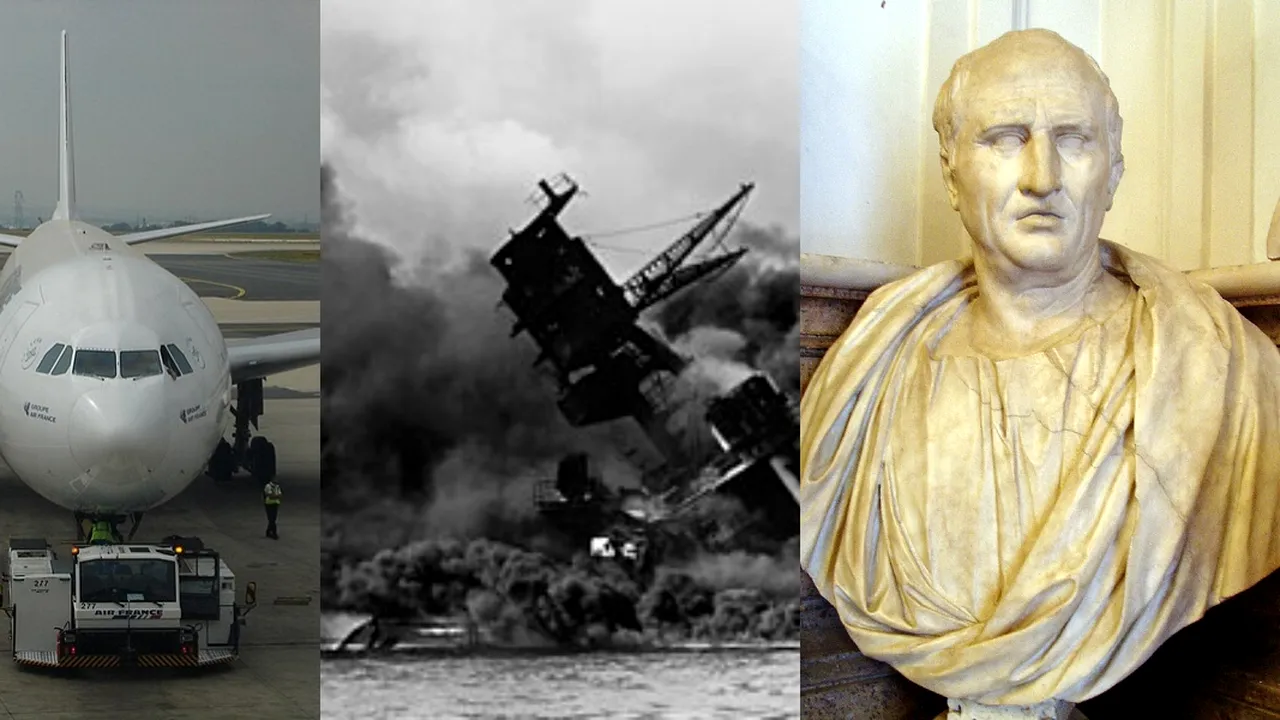 7 DECEMBRIE, calendarul zilei: Este asasinat Cicero/ Ziua internațională a aviației civile/ Japonia atacă Pearl Harbour