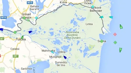 ''Mina'' care a blocat circulația pe brațul Sulina era de fapt o geamandură