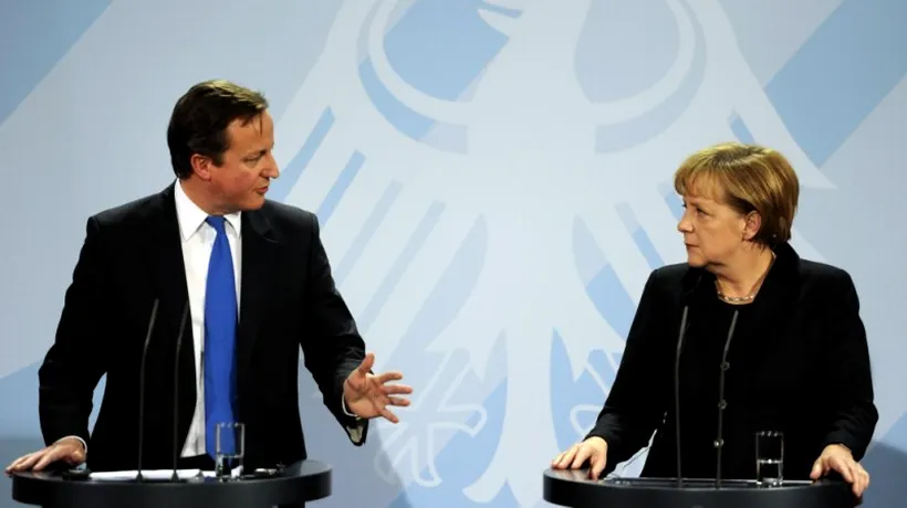Angela Merkel și David Cameron afirmă că Pactul bugetar nu este suficient pentru depășirea crizei