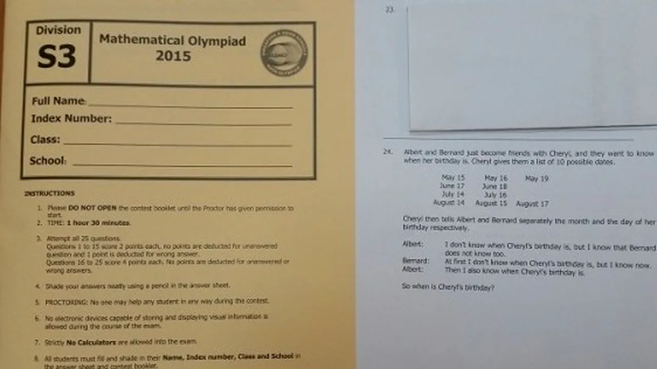 O problemă de matematică a devenit viral pe internet. Știi să o rezolvi?